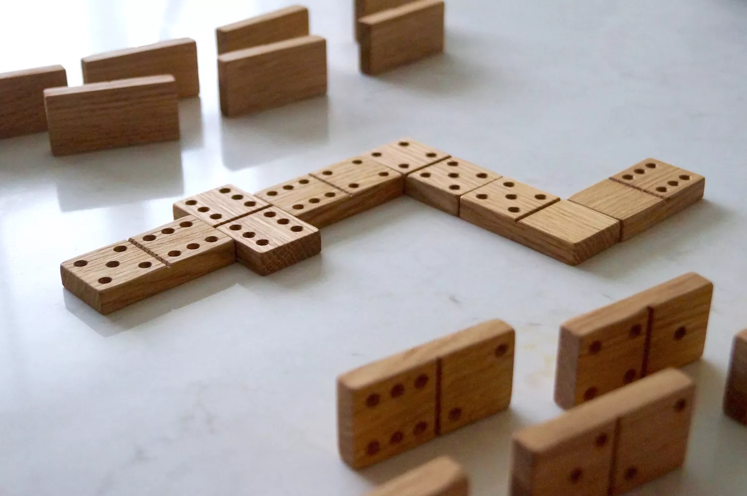 domino drewniane